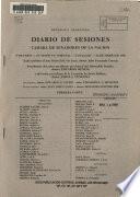 Diario de sesiones de la Cámara de diputados