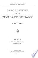 Diario de sesiones de la Cámara de diputados