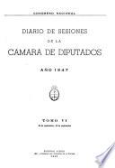 Diario de sesiones de la Cámara de Diputados
