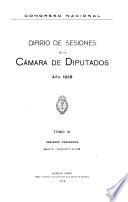 Diario de sesiones de la Cámara de diputados