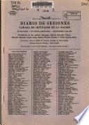 Diario de sesiones de la Cámara de diputados