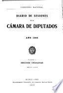 Diario de sesiones de la Cámara de Diputados