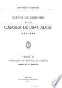 Diario de sesiones de la Cámara de diputados