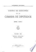 Diario de sesiones de la Cámara de diputados