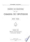 Diario de sesiones de la Cámara de Diputados