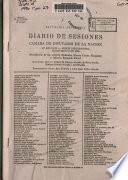 Diario de sesiones de la Cámara de diputados