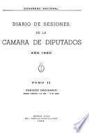 Diario de sesiones de la Cámara de Diputados
