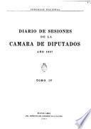 Diario de sesiones de la Cámara de Diputados