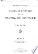 Diario de sesiones de la Cámara de Diputados