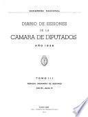 Diario de sesiones de la Cámara de Diputados