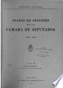 Diario de sesiones de la Cámara de Diputados