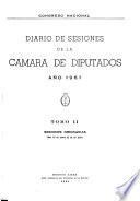 Diario de sesiones de la Cámara de Diputados