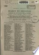 Diario de sesiones de la Cámara de diputados