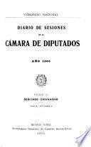 Diario de sesiones de la Cámara de Diputados