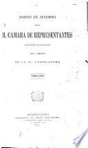 Diario de sesiones de la Cámara de Representantes