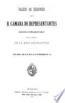 Diario de sesiones de la Cámara de Representantes