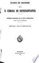 Diario de sesiones de la Cámara de Representantes