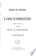 Diario de sesiones de la Cámara de Representantes