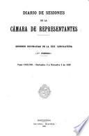 Diario de sesiones de la Cámara de Representantes