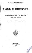 Diario de sesiones de la Cámara de Representantes