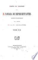 Diario de sesiones de la Cámara de Representantes