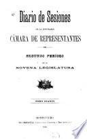Diario de sesiones de la Cámara de Representantes