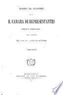 Diario de sesiones de la Cámara de Representantes