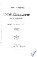 Diario de sesiones de la Cámara de Representantes