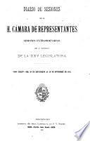 Diario de sesiones de la Cámara de Representantes