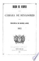 Diario de sesiones de la Cámara de senadores de la provincia de Buenos Aires