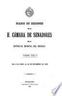 Diario de sesiones de la Cámara de Senadores de la República Oriental del Uruguay