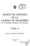 Diario de sesiones de la Cámara de Senadores de la República Oriental del Uruguay