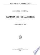 Diario de sesiones de la Cámara de Senadores