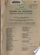 Diario de sesiones de la Cámara de Senadores