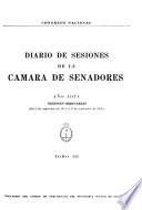 Diario de sesiones de la Cámara de Senadores