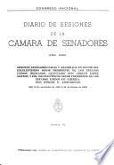 Diario de sesiones de la Cámara de Senadores