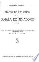 Diario de sesiones de la Cámara de Senadores