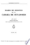 Diario de sesiones de la Cámara de Senadores