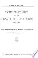 Diario de sesiones de la Cámara de Senadores