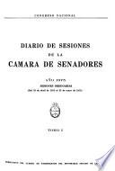 Diario de sesiones de la Cámara de Senadores