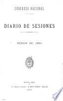 Diario de sesiones de la Cámara de Senadores