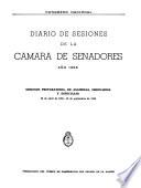 Diario de sesiones de la Cámara de Senadores