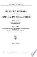 Diario de sesiones de la Cámara de Senadores