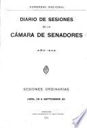 Diario de sesiones de la Cámara de Senadores