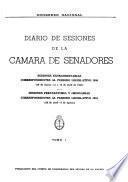 Diario de sesiones de la Cámara de Senadores