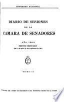 Diario de sesiones de la Cámara de Senadores