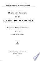 Diario de sesiones de la Cámara de Senadores