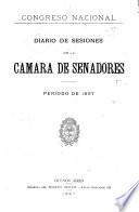 Diario de sesiones de la Cámara de Senadores