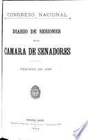 Diario de sesiones de la camara de Senadores
