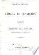 Diario de sesiones de la Cámara de Senadores